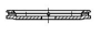 Metallabstreifer Quadrat